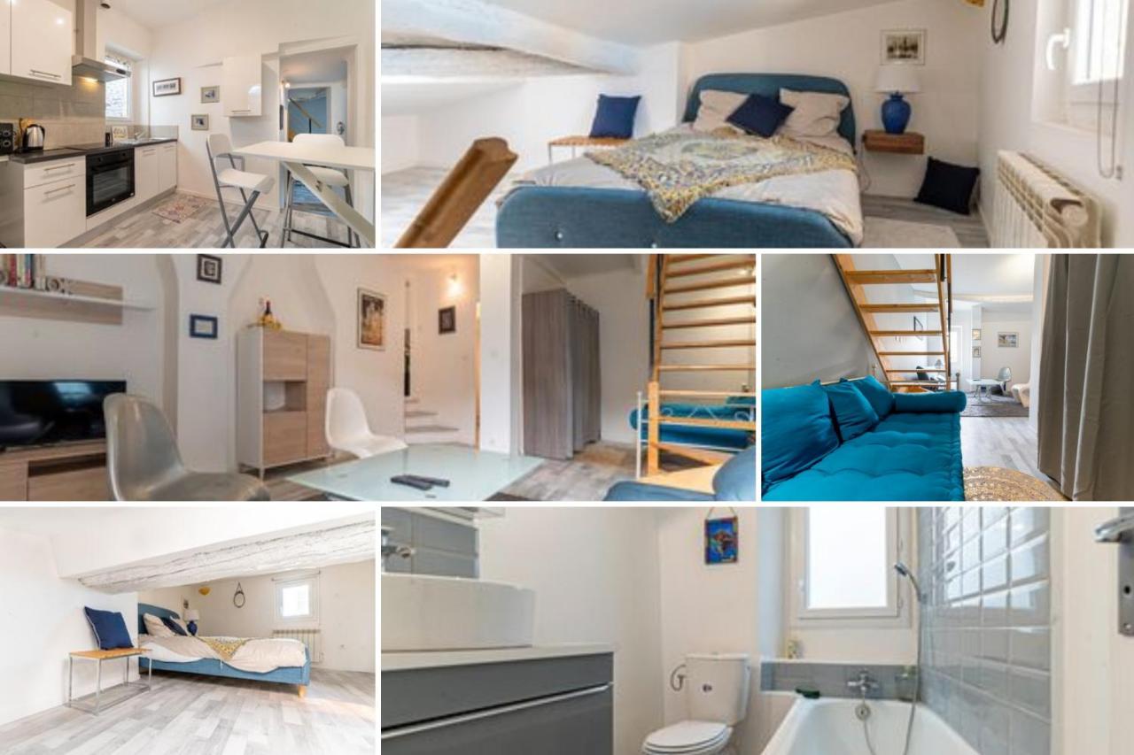 Le Charme du médiéval dans un appartement cosy Hyères Esterno foto